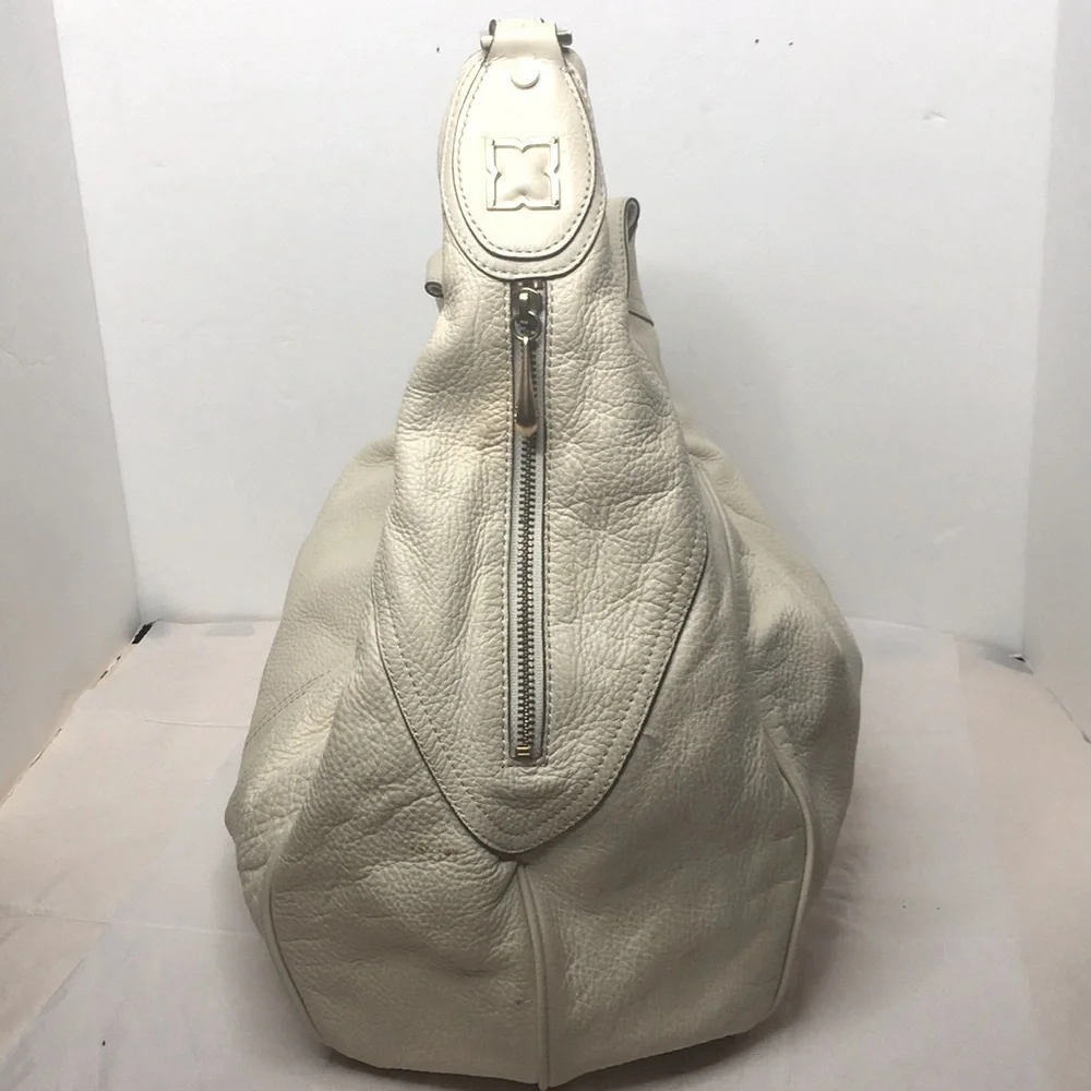 BCBGMAXAZIRA PLEATED leather Hobo